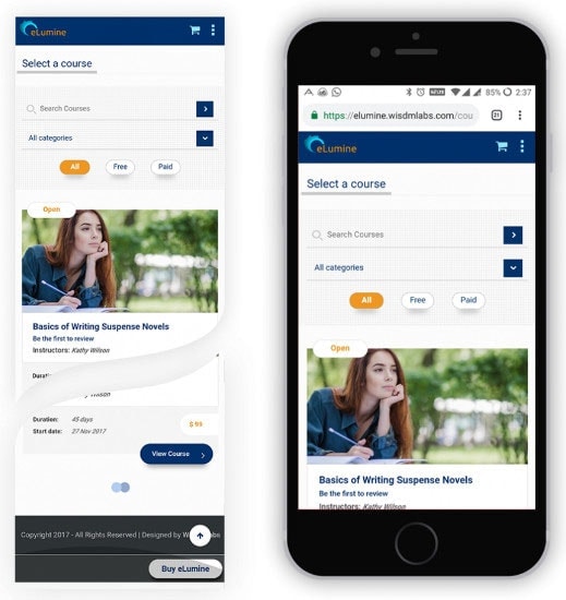 mobile responsive layouts