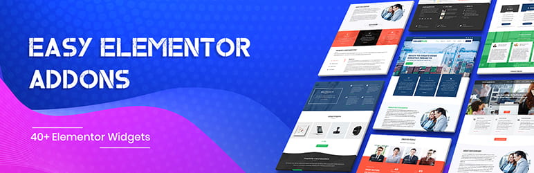 Easy Elementor Addons plugin.
