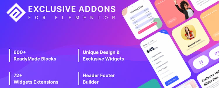 Exclusive Addons for Elementor review.