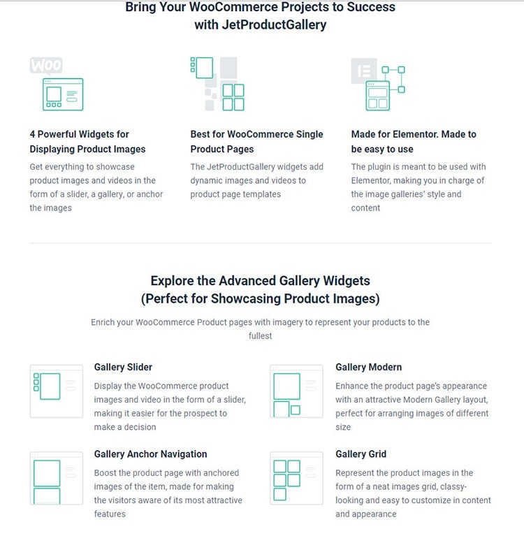 product gallery elementor