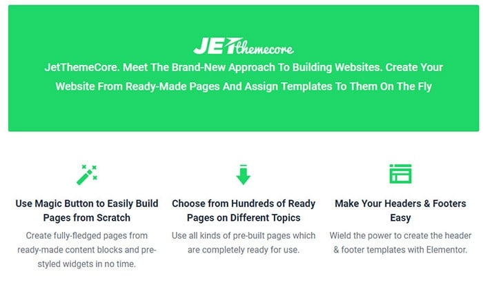 ready made templates elementor