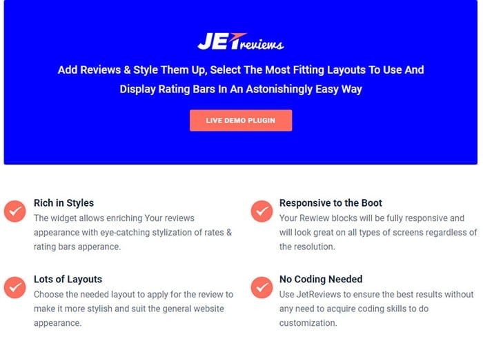 reviews addon elementor