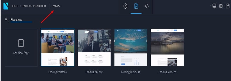 novi page builder
