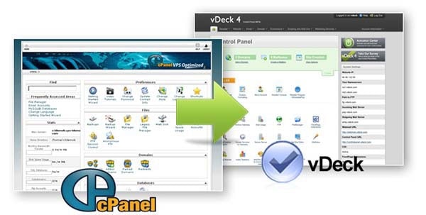 vdeck or cpanel