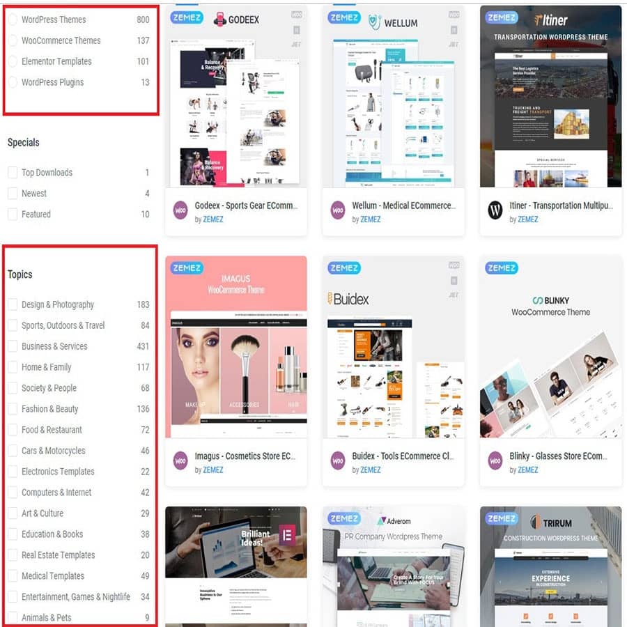 wordpress one by template monster membership