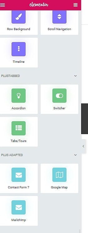 accordion elementor widget
