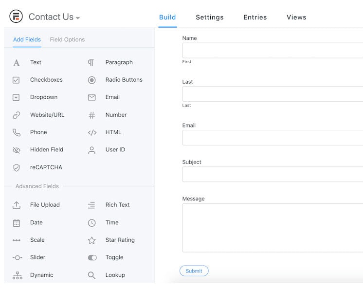 Formidable Forms form builder redesign