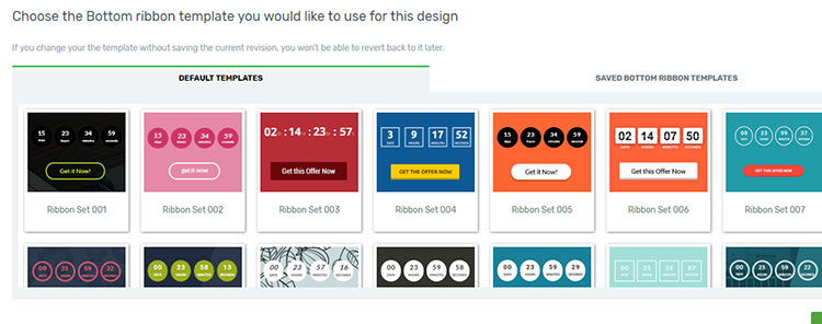 choosing the type of ribbon thrive ultimatum