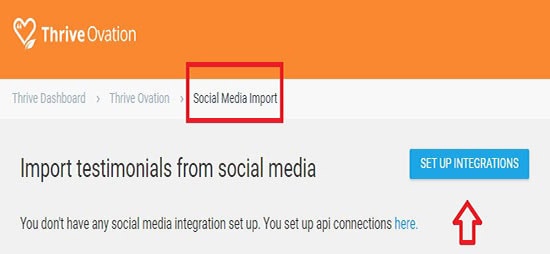 Import testimonials from social media