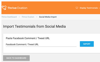 import facebook testimonials to wordpress