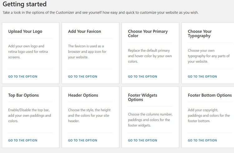 oceanwp theme documentation