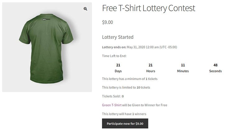 best Lottery for WooCommerce plugin