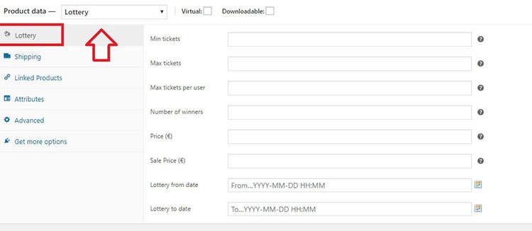 how to add lottery to wordpress