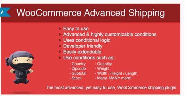 woocommerce shipping by zones