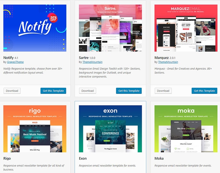 wordpress newsletter template