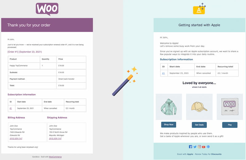 YayMail email design.