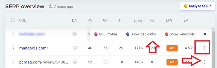 kwfinder features