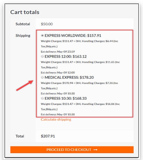 WooCommerce DHL Express Shipping Plugin