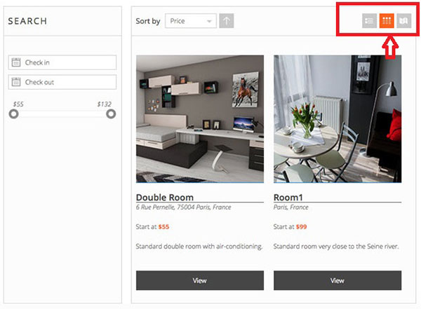 search grid view example pinpoint system pro