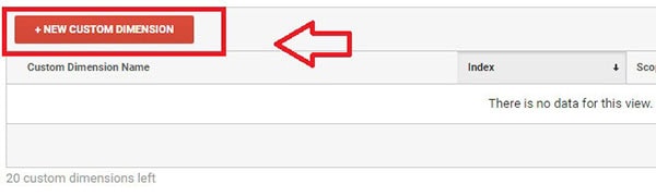 set up custom dimensions wordpress