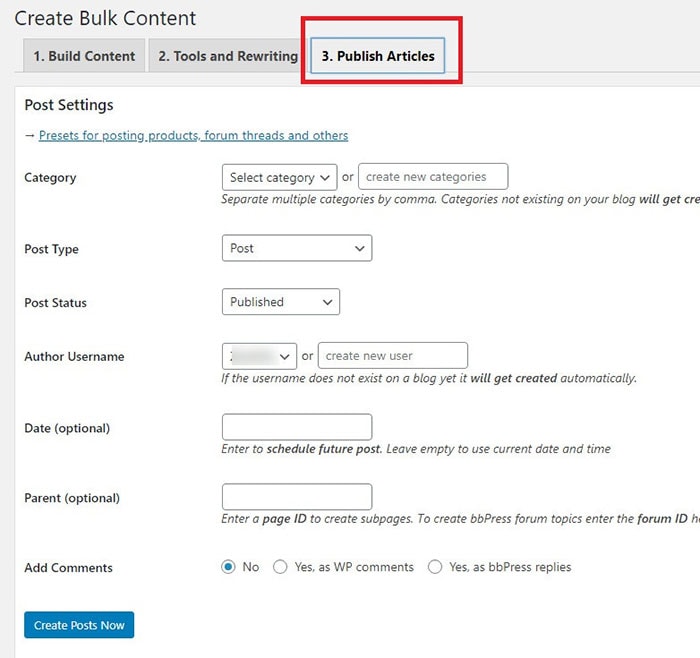 wp robot wordpress autoblogging