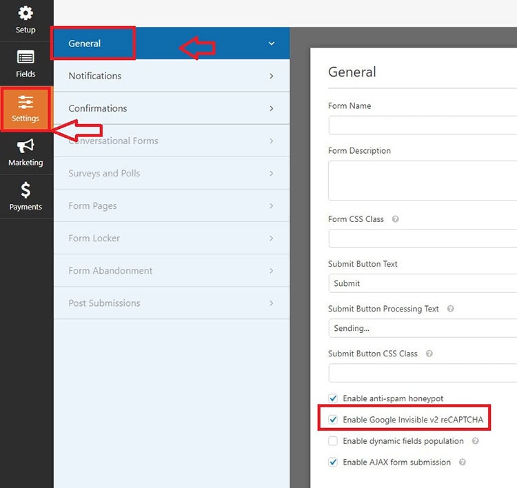 adding reCAPTCHA v3 wordpress