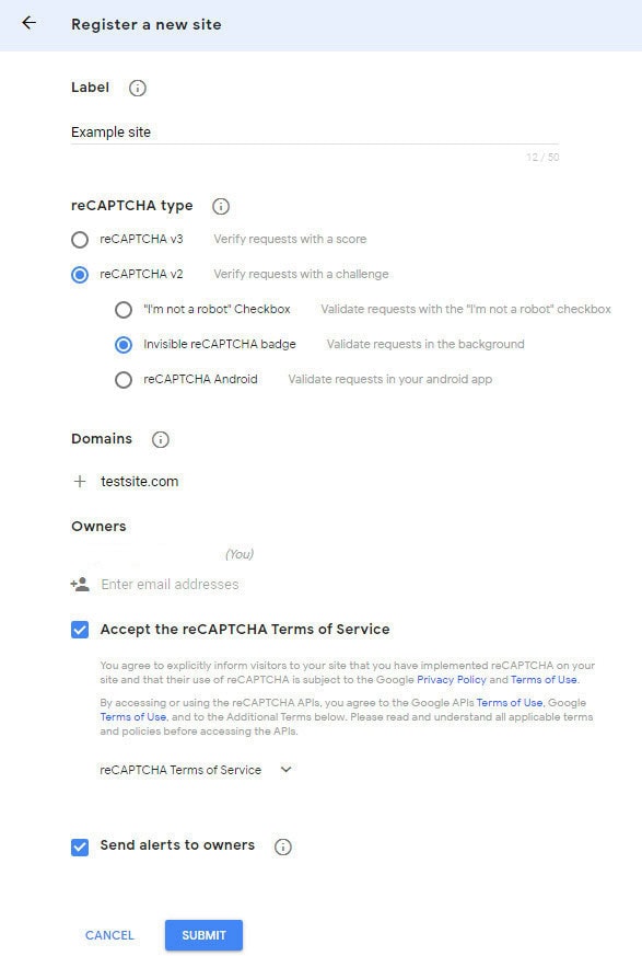 how to set up recaptcha wordpress