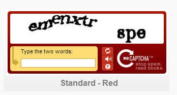 reCAPTCHA example