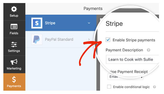 wpforms stripe addon