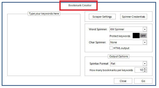 bookmark creator kontent machine