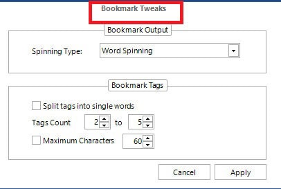 bookmark tweaks kontent machine