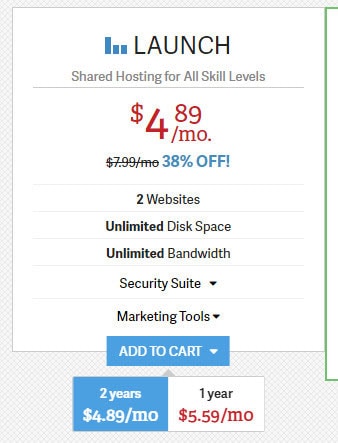 inmotion hosting renewal fees