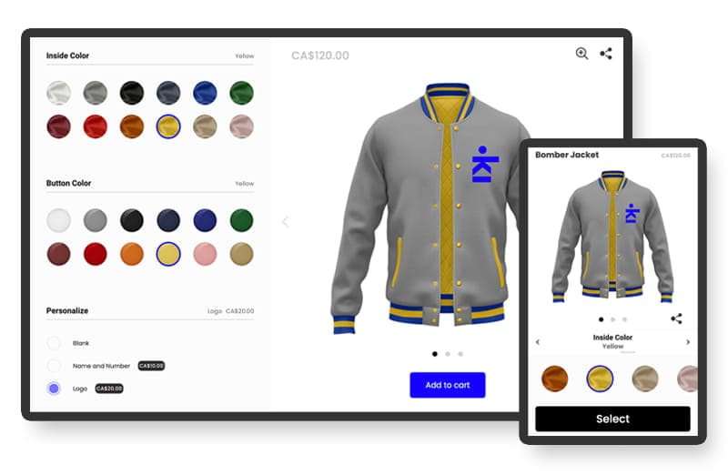 Kickflip product customizer.