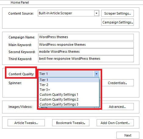 unique content generator