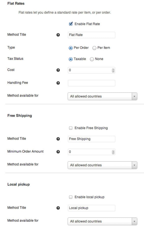 jigoshop shipping