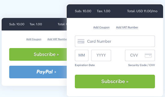 paddle checkout
