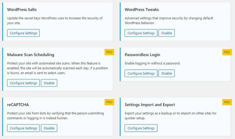 ithemes security free vs pro