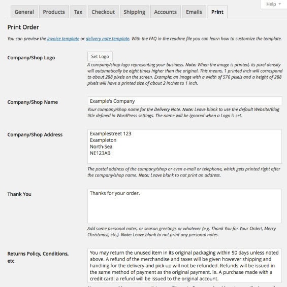 woocommerce print orders automatically