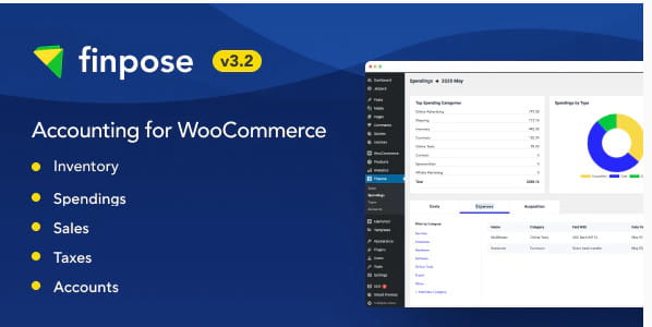Finpose accounting WooCommerce plugn.