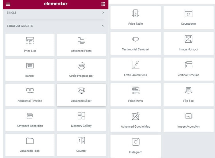 Stratum widgets for Elementor pros and cons.
