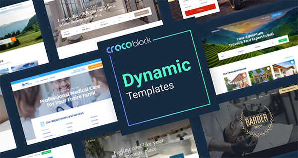Dynamic Templates are pre-coded websites powered by JetPlugins.