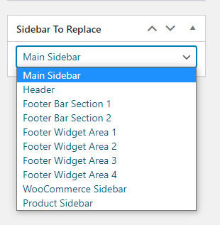 Setting up a custom widget area to display across multiple conditions is as easy.