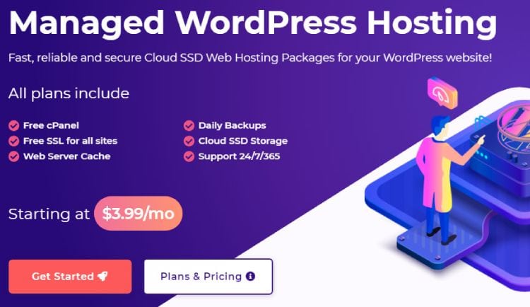 HostArmada WordPress hosting review.