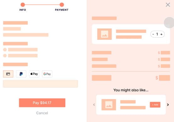 PeachPay checkout manager.