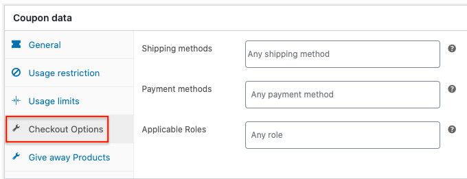 Smart Coupon checkout based coupon restrictions.