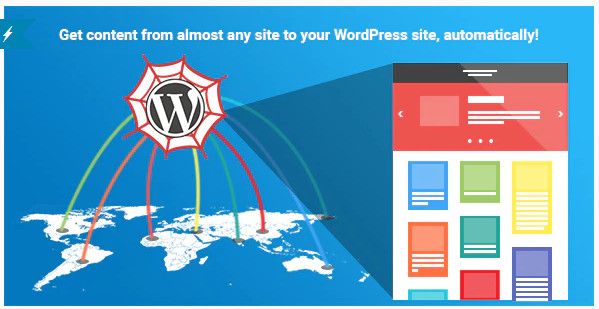  WordPress content crawler plugin.