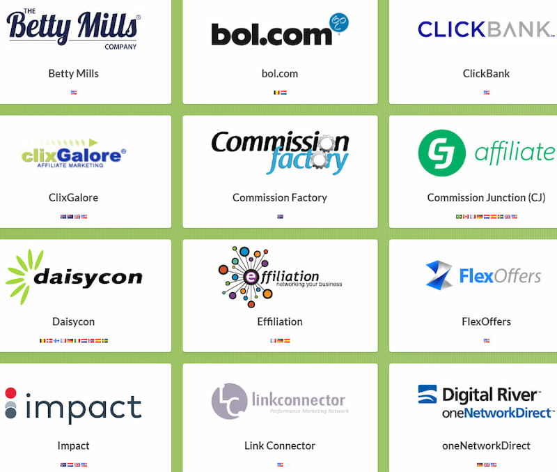 datafeedr affiliate networks.