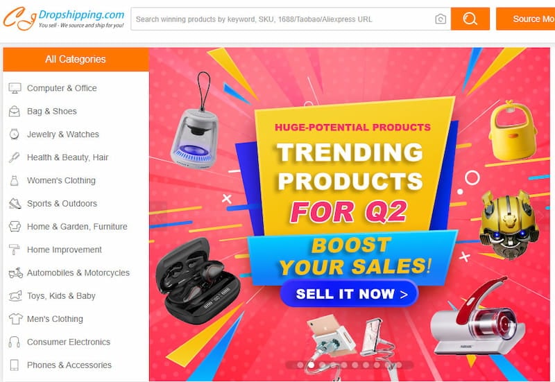 CJdropshipping service.