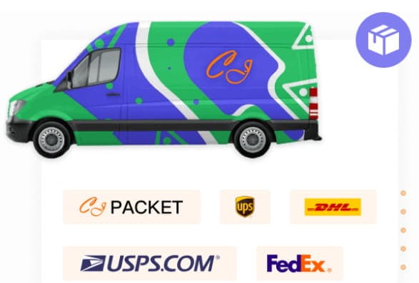 CJpacket shipping service.