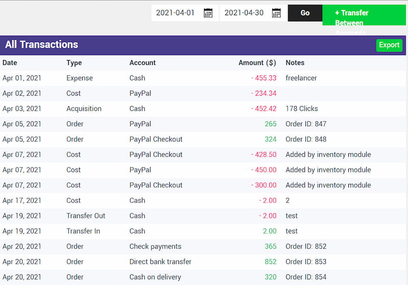Finpose WooCommerce accounting plugin.